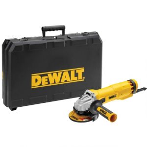 DEWALT DWE4206KL 110v 115mm 1010w Grinder with Kitbox