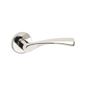 URFIC 1640-5095-04 Lyon Lever on Rose - Polished Nickel