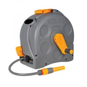 HOZELOCK 2415R0000 2in1 Compact Enclosed Reel with 25m Hose + Fittings