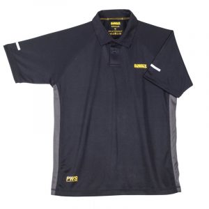 DEWALT Rutland PWS Polo Shirt Black/Grey