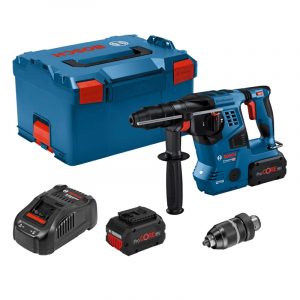 BOSCH GBH18V-28CF 18v Brushless SDS+ Hammer with 2x5.5ah Batteries