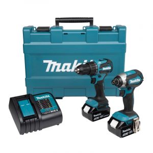 MAKITA DLX2537ST 18v DHP490/DTD153 Twin Pack with 2x5ah Batteries