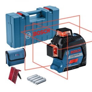 BOSCH GLL380 3 Plane Line Laser 4xAA Batteries