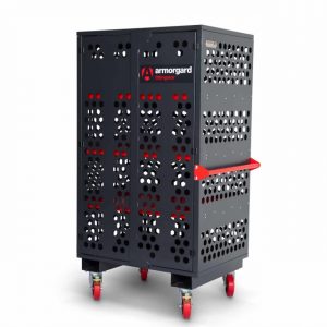 ARMORGARD FC6 Mobile Fittings Cabinet Mesh Design